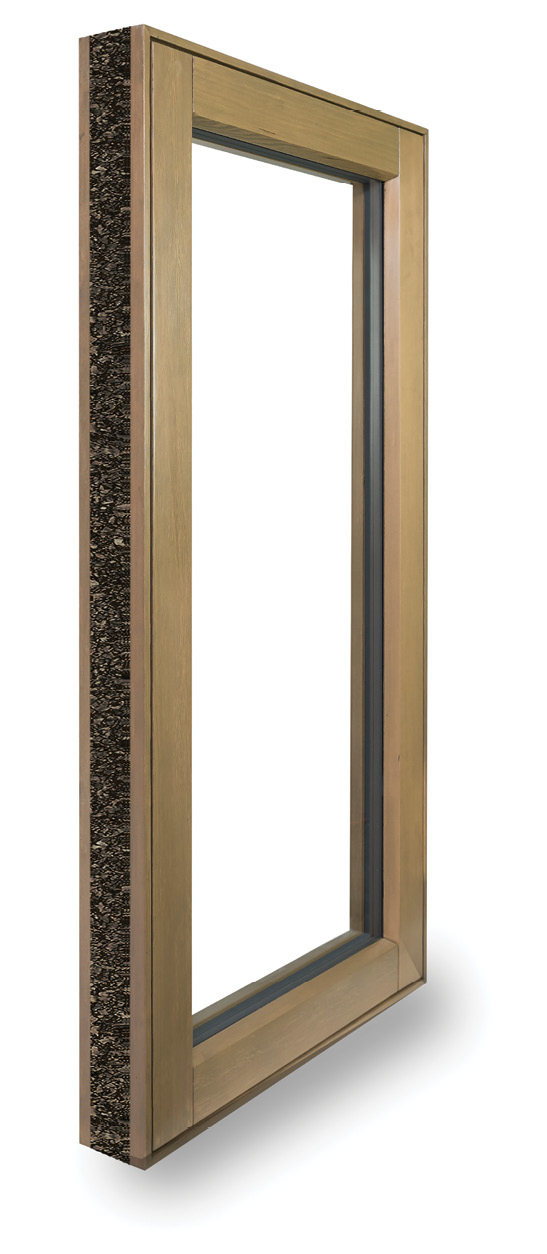 swing solid wood casement Passive House certified window