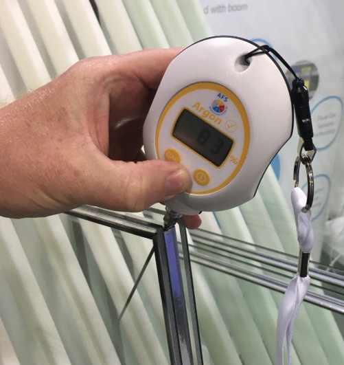 handheld gas fill analyzer