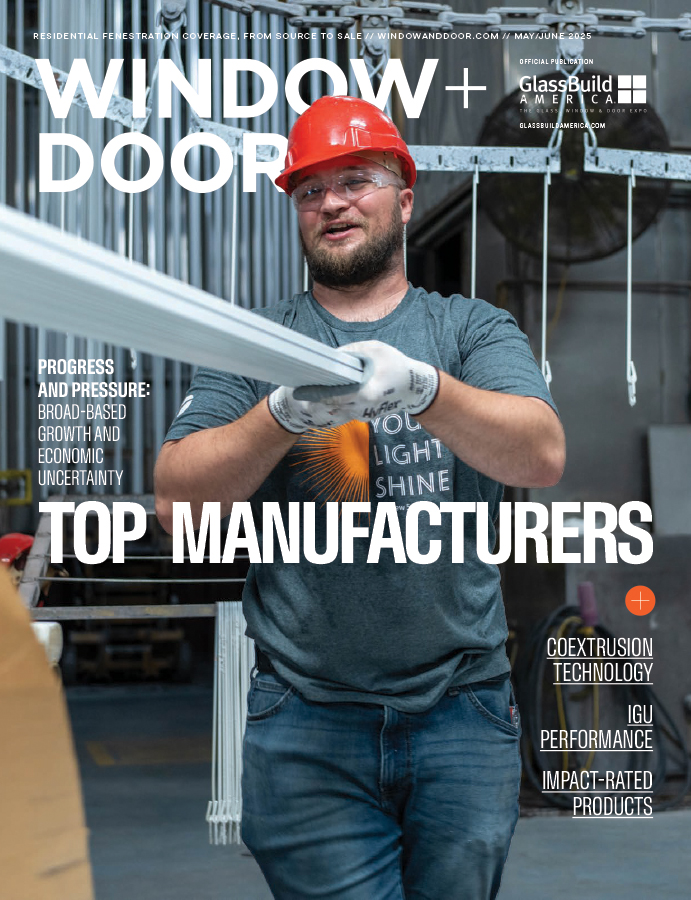 read about the top manufacturers in the nay/june issue of window + door magazine