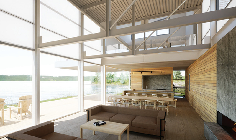 Translucent glazing product