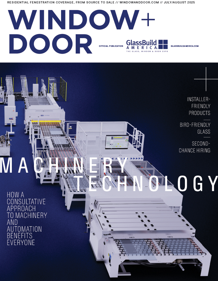Read the July/August issue of Window and Door Magazine