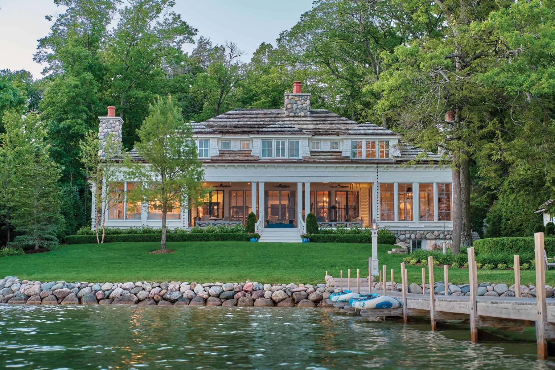 luxury home with new windows