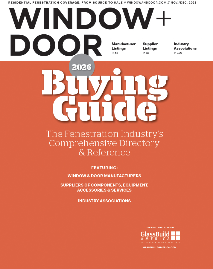 Read November/December Window + Door Magazine