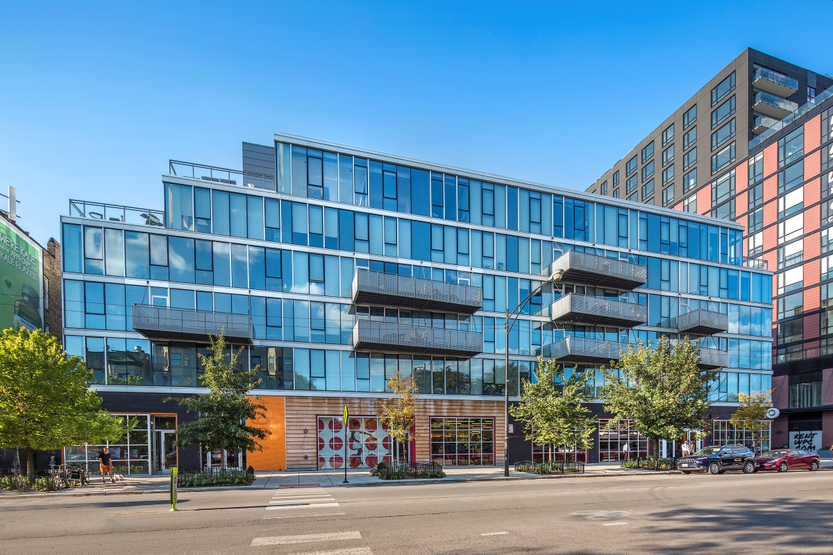 luxury apartment building