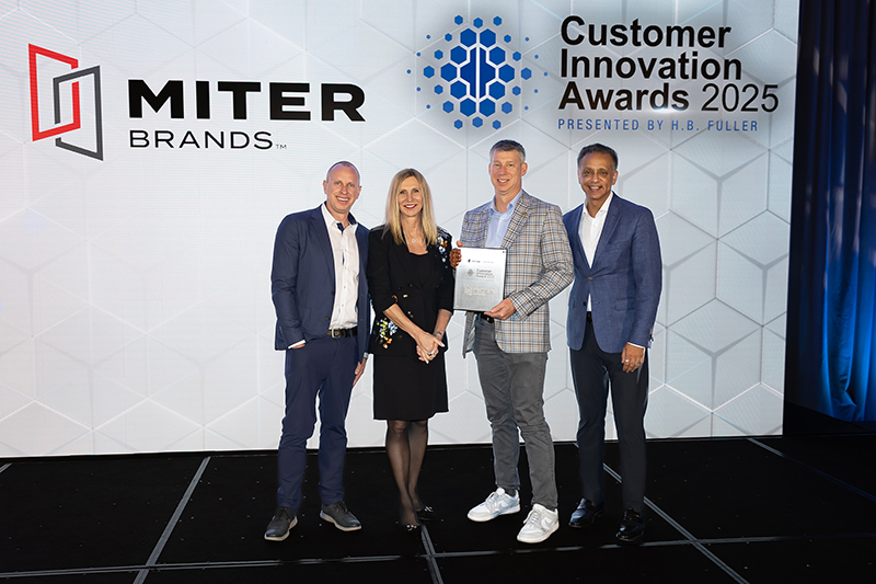 Miter Brands honored at H.B. Fuller’s global awards program