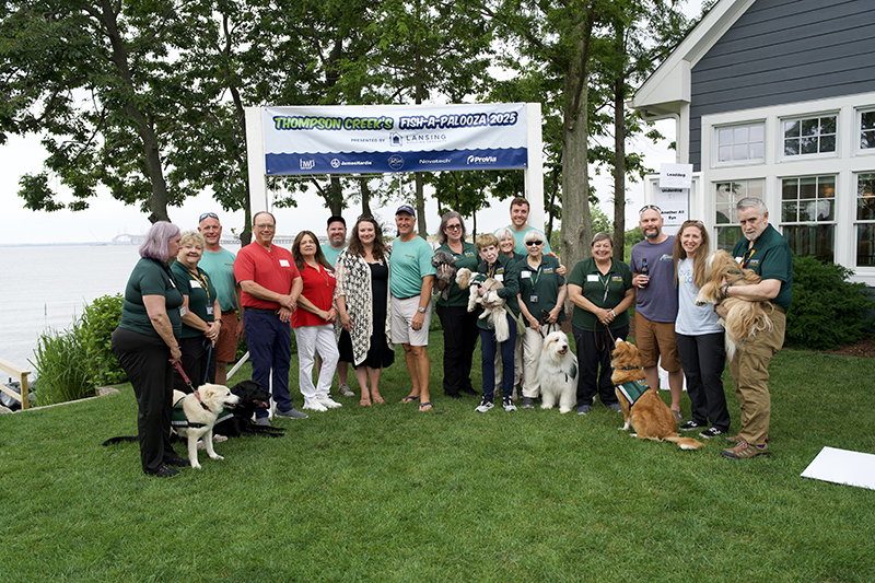 Reps from both nonprofits and Thompson Creek at Fish-A-Palooza
