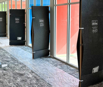 skudo door defense protects doors during construction